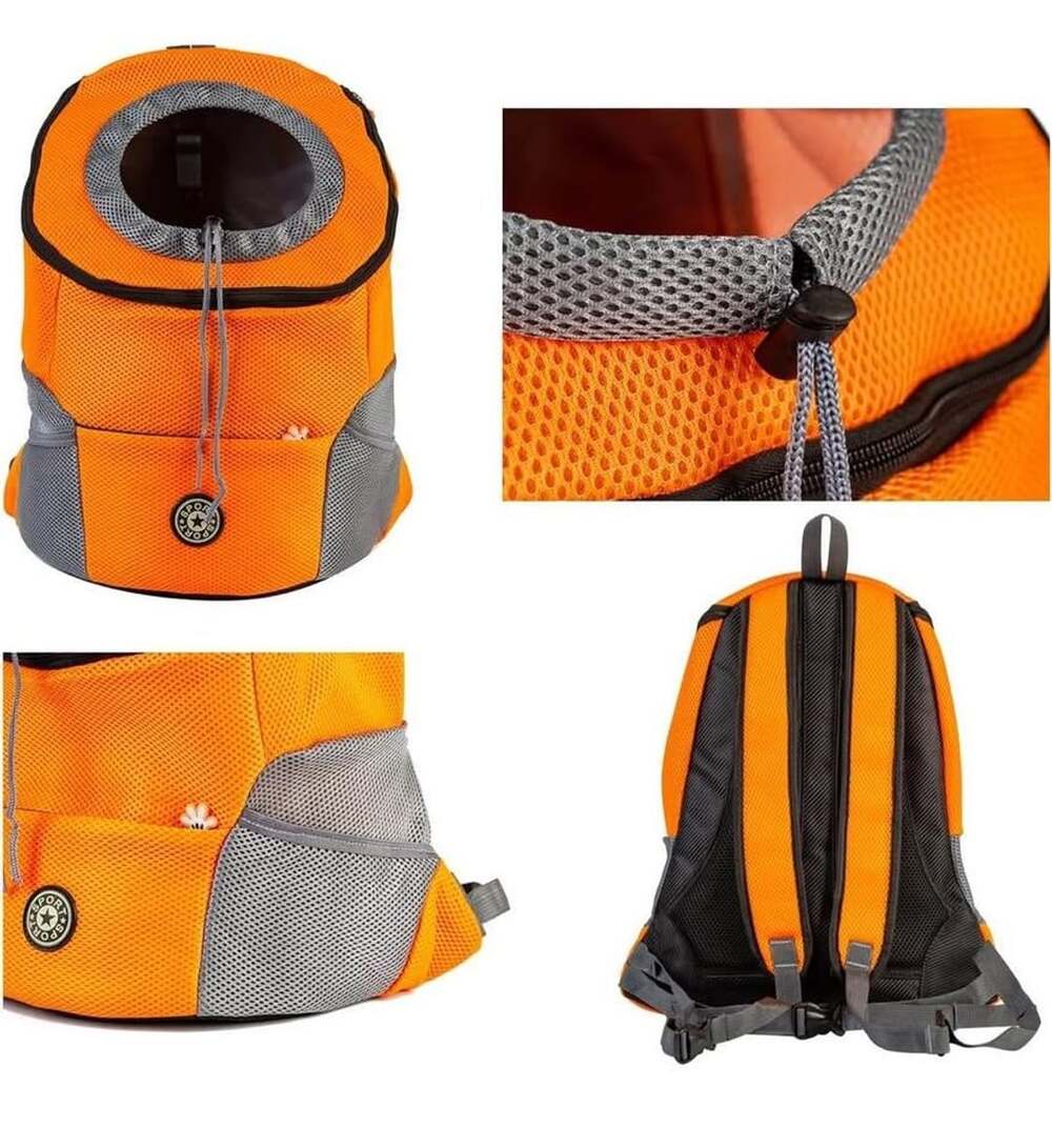 Dog Backpack Double Shoulder Portable Travel Backpack 1Pcs Outdoor Pet Dog Carri